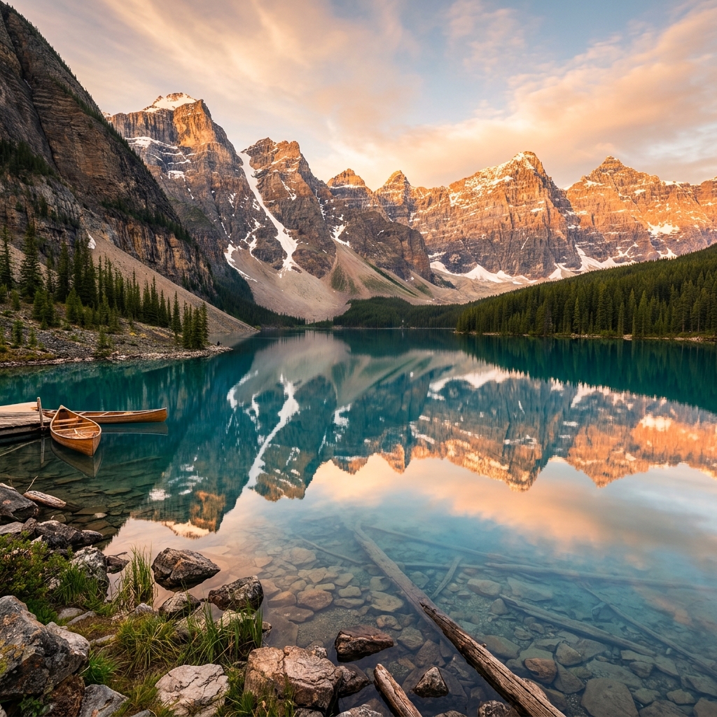 Mountain Lake Landscape